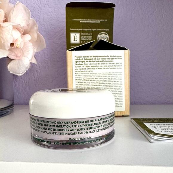 New! EMINENCE Organic Firm Skin Açaí Moisturizer, 60ml/2oz, Anti-Aging - Picture 7 of 10